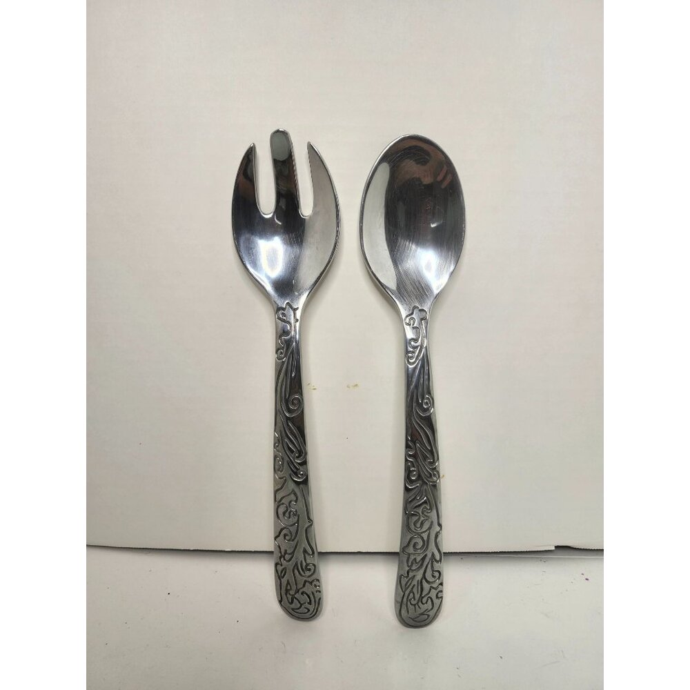 NOBLE EXCELLENCE PLATTER, SALAD BOWL, SALAD SERVERS - Picture 5 of 12